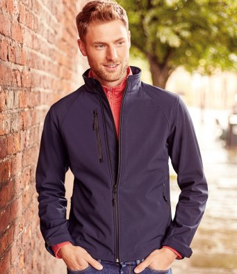 Men's softshell jacket by Russell Collection