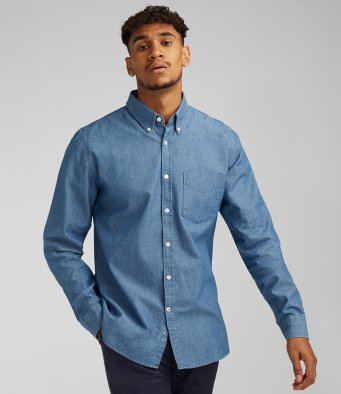 FR501-front-row-mens-long-sleeve-chambray-shirt