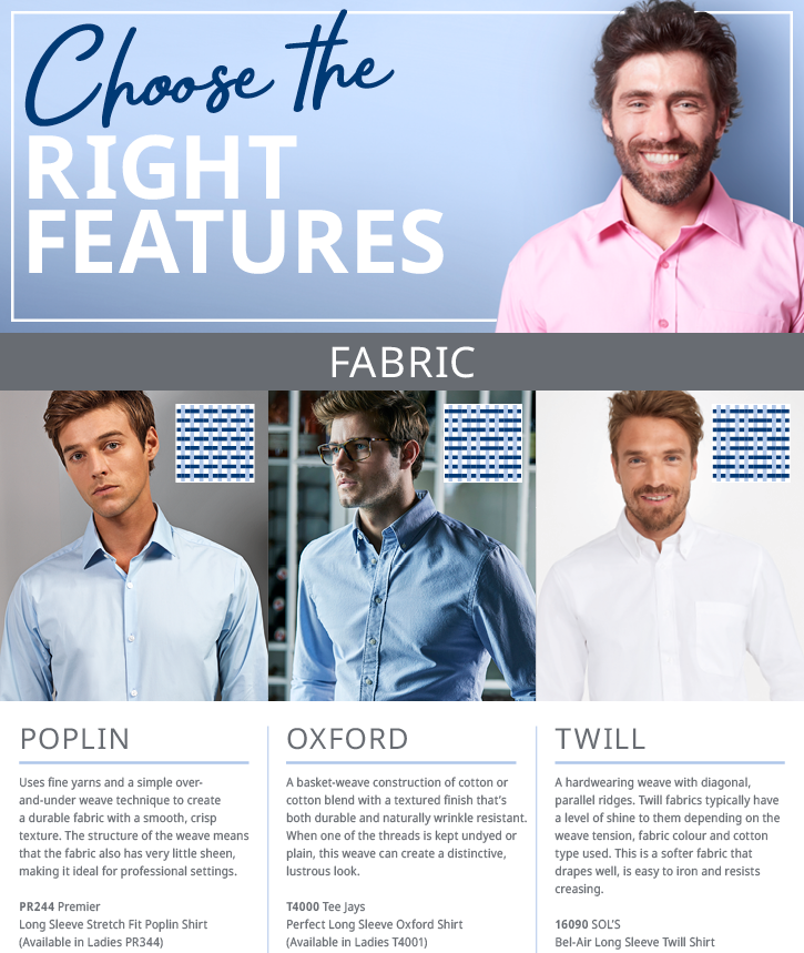 Fabrics for shirts