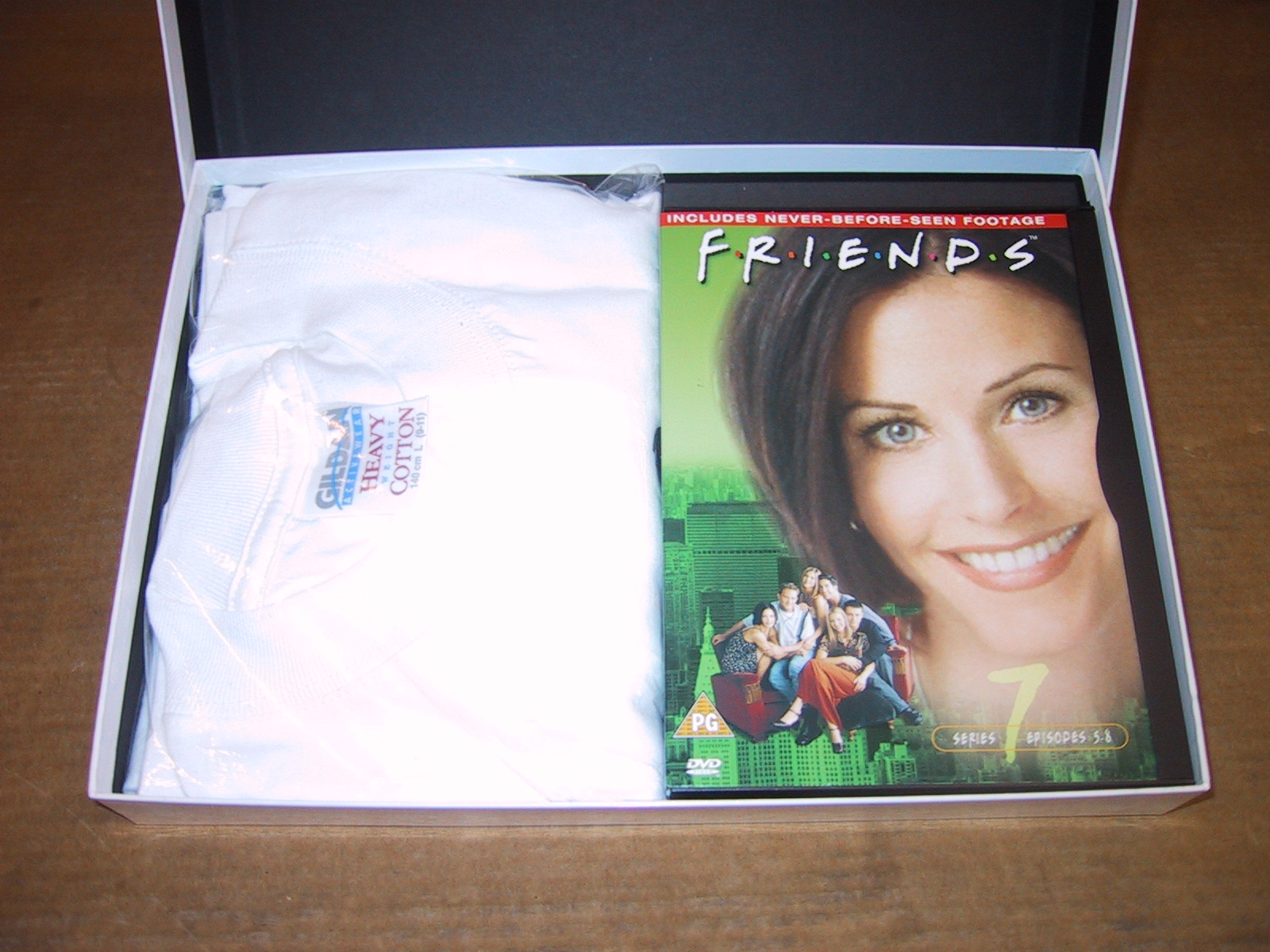 DVD and boxed t-shirt