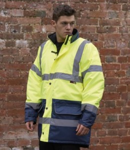 Weather-proof hi-viz jackets