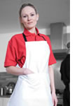 catering bib apron workwear logo embroidered or printed